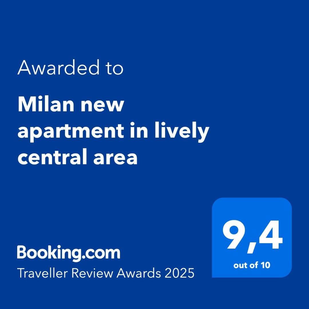 Milan New Apartment In Lively Central Area Екстер'єр фото